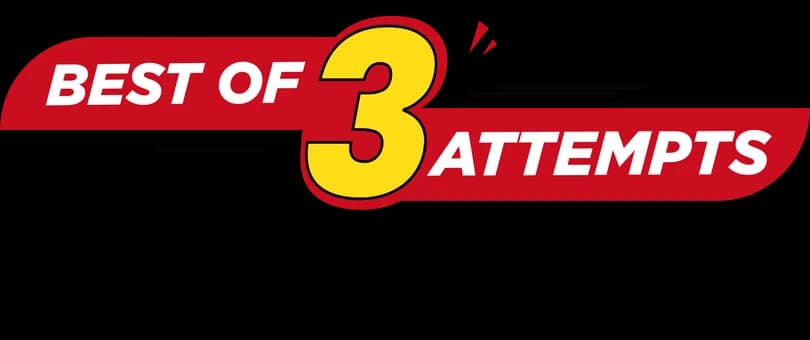 Best of 3 Attempts
