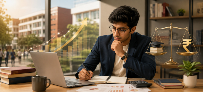 Applicant planning Symbiosis MBA ROI before SNAP registration